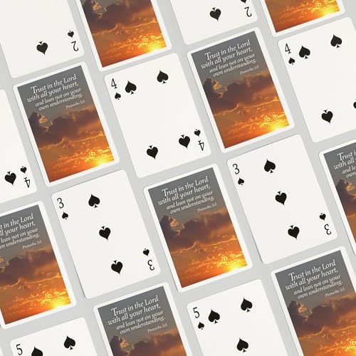 Proverbios 3:5 Baraja de Cartas Poker 52 Unidades miniatura 4