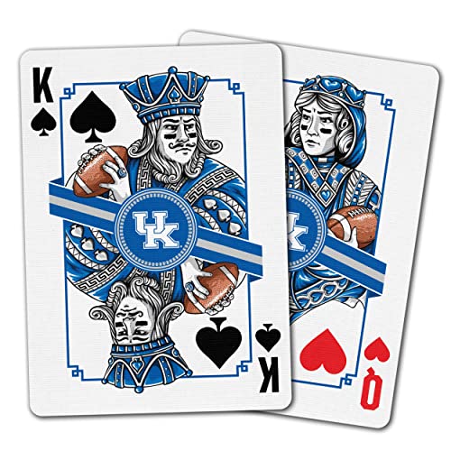 Image of YouTheFan NCAA Officially-Licensed Playing Cards - Original Artwork on All face Cards and Jokers - Team's Official Colors - Quality Linen Texture - Designed in The USA
