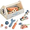 51fzty1jc5l - Best Wooden Tool Toy Set for Toddlers - Educational & Creative Construction Kit for Boys & Girls Ages 3+ | Perfect Gift Idea - Wooden tool set