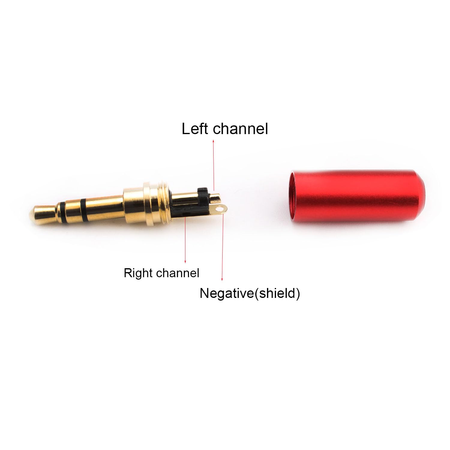 RUNCCI-YUN 7 szt. wtyczek stereo 3,5 mm, gniazdo audio 1/8" typu lutowane 3,5 mm złącze DIY 3,5 mm gniazdo słuchawkowe zamienne gniazdo audio 3,5 metalowa naprawa TRS 3-biegunowa wtyczka męska stereo