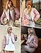 Arssm Women Floral Quilted Puffer Jacket Cropped Lightweight Patchwork Vintage Padded Short Coat Outerwear(Pink-XS)