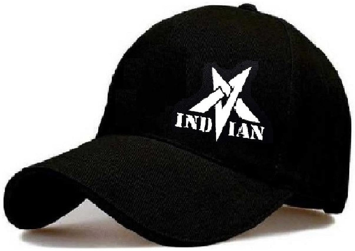 Rozti India Star Baseball Cap Black