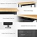 Goplus Work Bench with Removable Pegboard, 48” Bamboo Workbench for Garage w/Drawers, Adjustable Anti-Slip Pad, Hanging Hooks, Heavy-Duty Work Table Tool Storage Bench for Warehouse Home Workshop