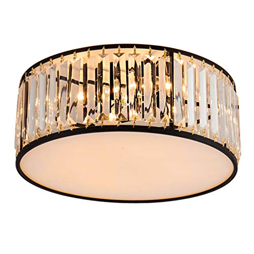 Lumières de chambre sombres ? Plafonnier cristal de luxe E14 pour illuminer
