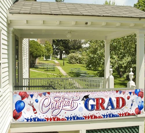 Image of 2026 Graduation Decorations-Large Congrats Class of 2026 Banner Congrats Grad Yard Sign Banner Decoration for for Graduation Party Supplies Graduation Decorations 2026