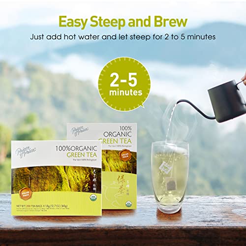 Prince Of Peace HU-XI-201 100% Organic Tea, Best Value Family Size, 200 Tea Bags thumb #3