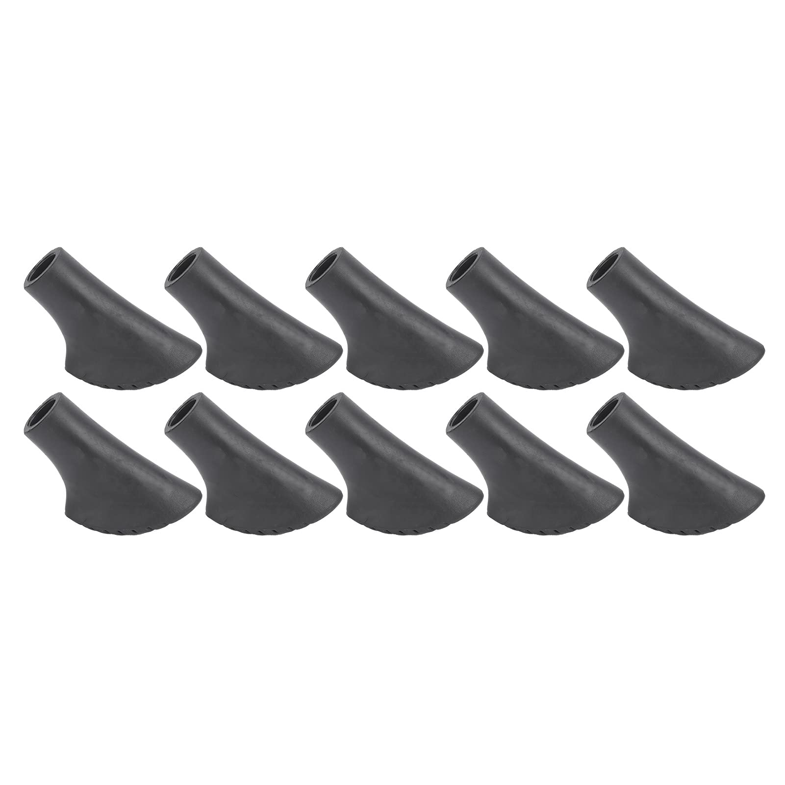 Trekking Pole Foot Cover, Horseshoe Shaped Rubber Durable Hiking Rod Tip Cover 10PCS for Stable Walking-image-41