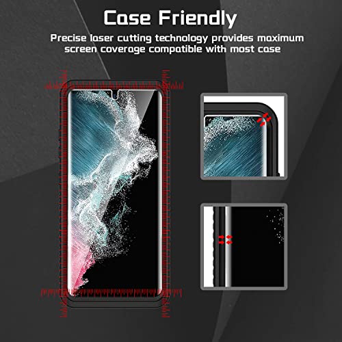 nvskvd Screen Protector for OnePlus Ace 2 Pro, 3 Pack TPU Hydrogel Film HD Clear Flexible, Support Fingerprint Unlock - Image 4