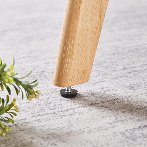 Gexpusm End Tables Living Room Set Of 2, Round Solid Natural Oak Wood Coffee Table, Nesting Table, Suit For Farmhouse, Bedroom And Living Room, 31.5 * 31.5 * 14 In #TOP4