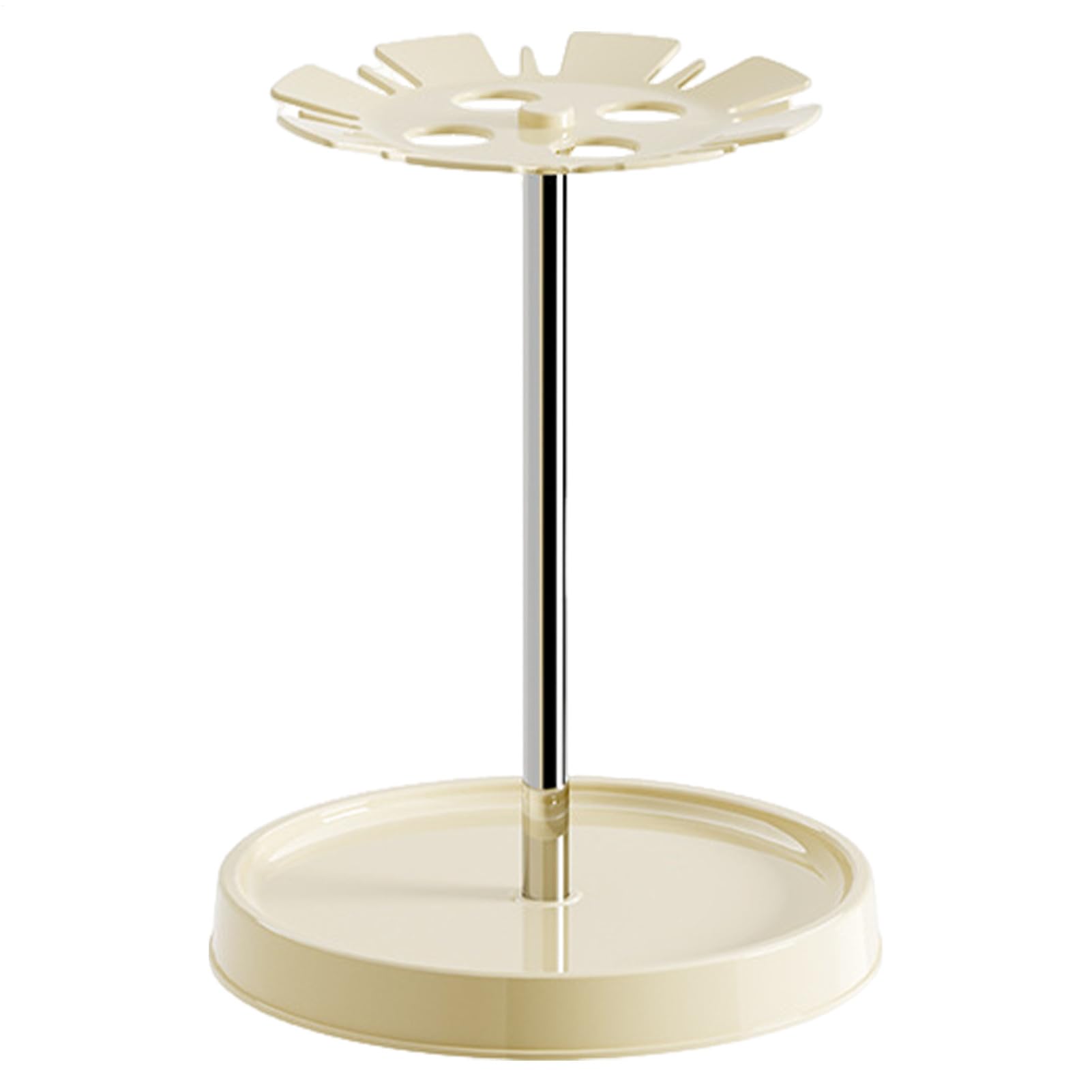 Support de parapluie haut de gamme en métal avec socle de récupération intégré