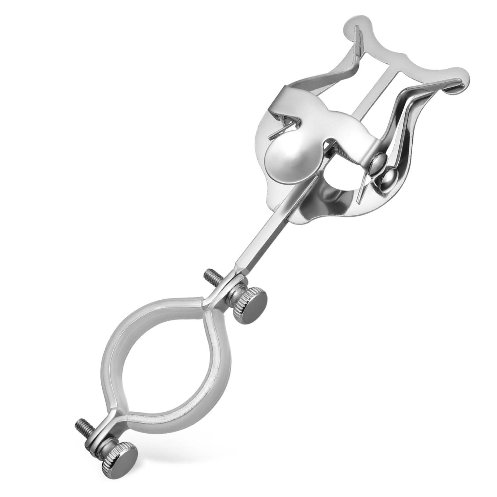 FUNOMOCYA Music Sheet Clip for Clarinet Metal Lyre Clip Versatile Size for Sheet Music