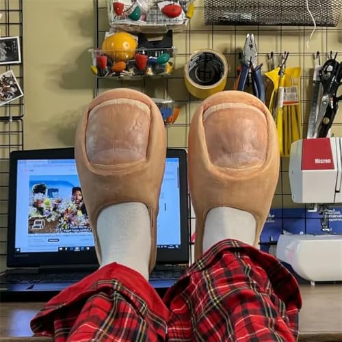 Big Toe Slides, Creative Humorous Big-Toe Thick Sole Slippers, Non-Slip Quick Drying Lightweight Shoes, Comfortable Novelty Big Toe Slides Festival Gifts for Man Women Friend Family3