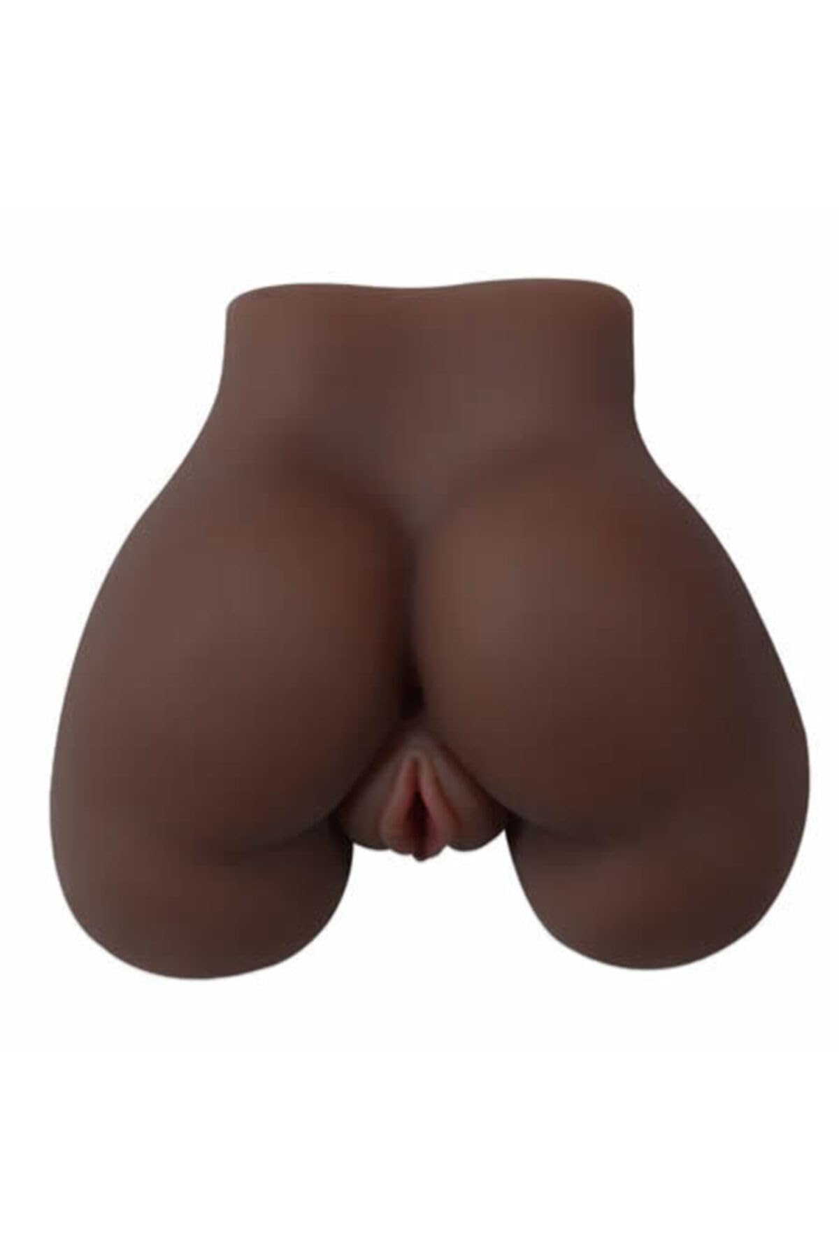 TruvaShop Realistik Titreşimli Zenci Kalça Anal Ve Vajinal Mastürbatör
