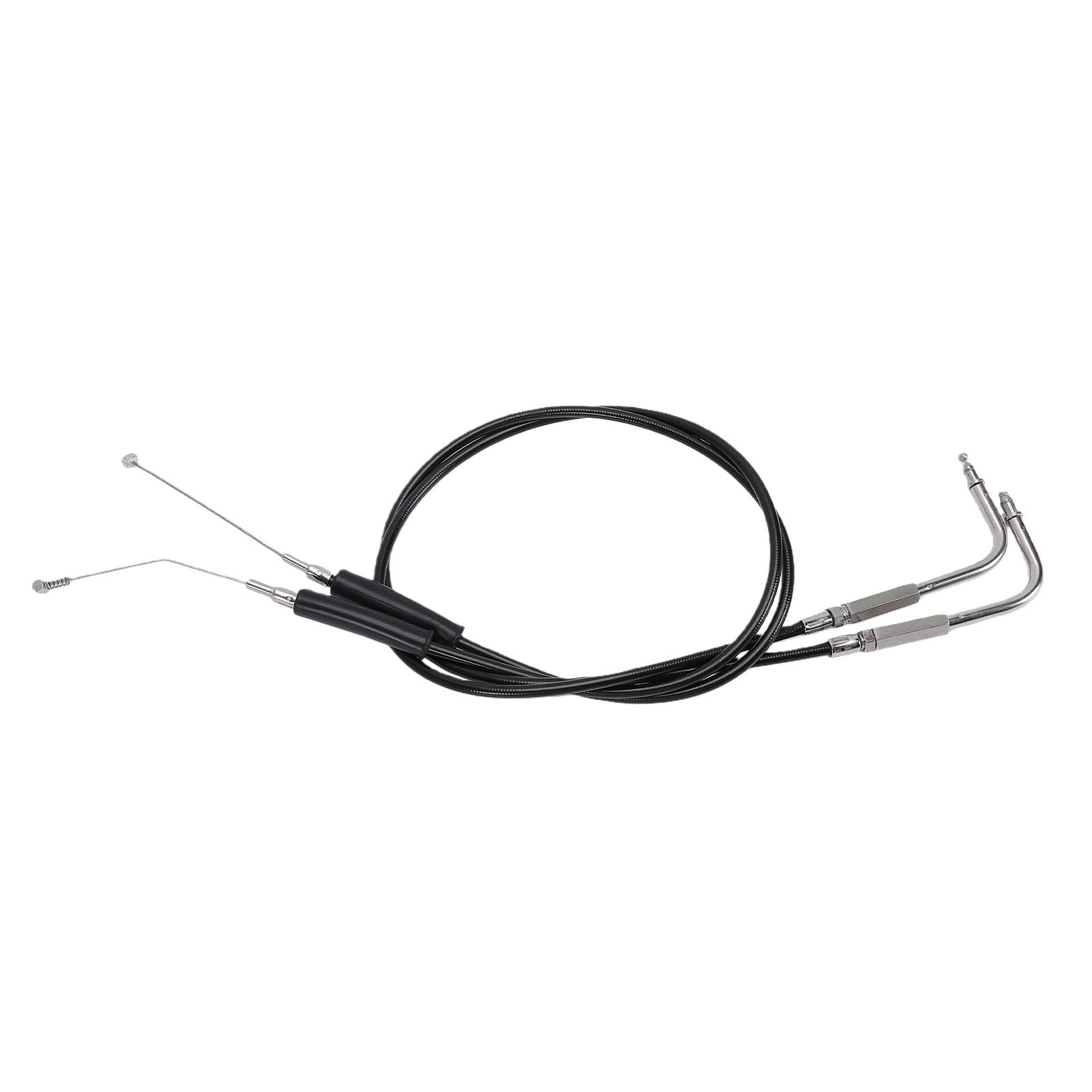 Greensen Juego de Cables de Acelerador de Motocicleta, Paquete de 2 Cables de Acelerador de Acero Inoxidable, Control Extendido de 35,43 Pulgadas, Funcionamiento Suave, Fácil Reemplazo para XL883