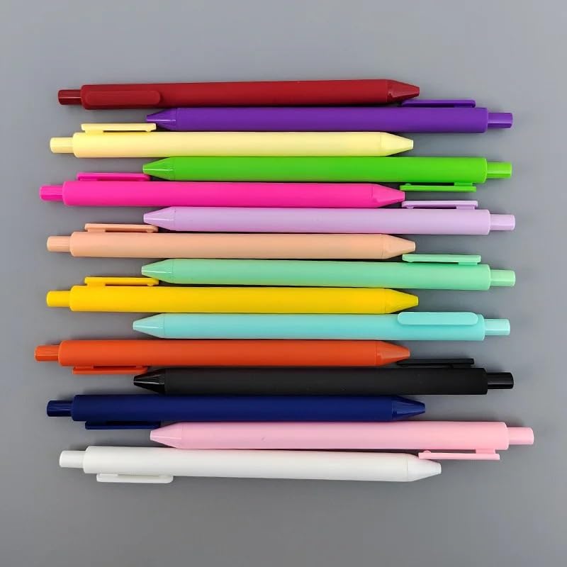 Penna a sfera in plastica | Scrittura multicolore for ufficio e scuola: 100 unità