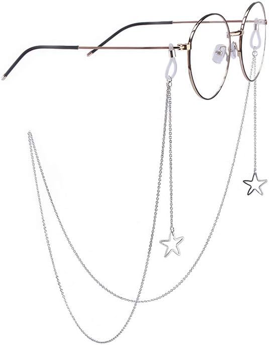 metal star eyeglasses chain for...