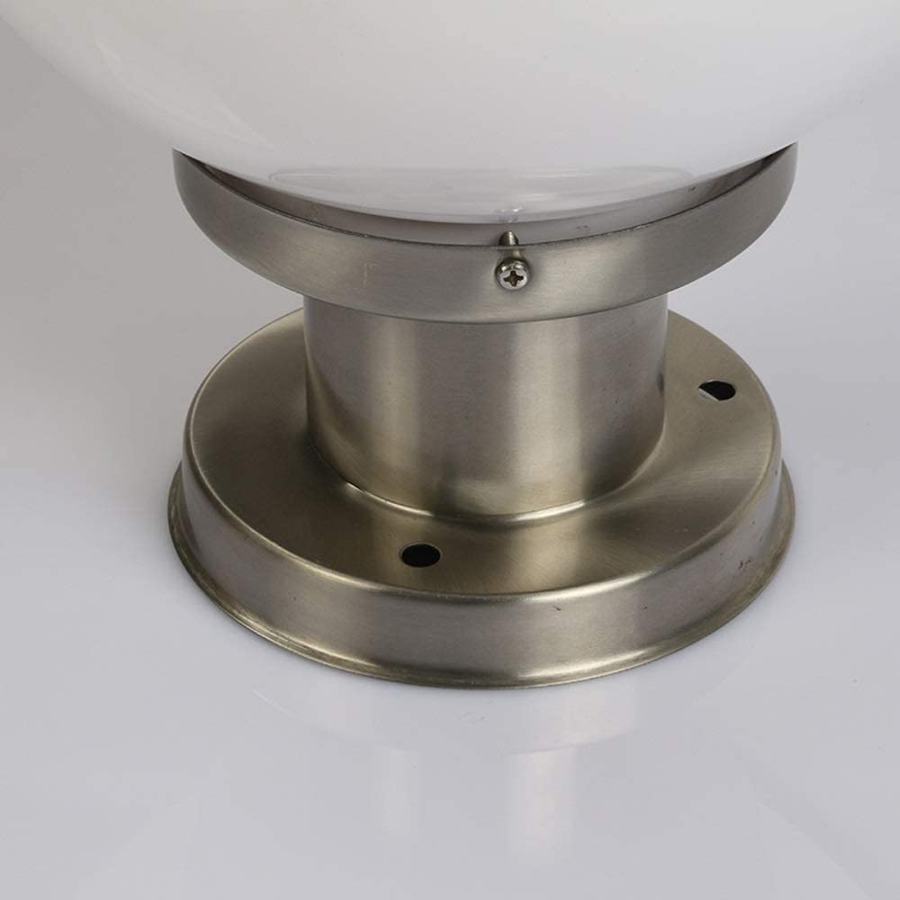 Lampe de Jardin Solaire étanche IP55, résistante à la Pluie, pour Poteau ou Pilier, avec Douille E27, idéale pour l'extérieur. Convient également pour Les Portes, Le,30cm