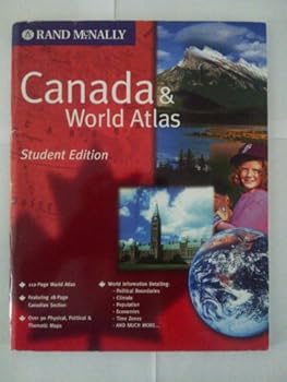 Paperback Rand McNally Canada & World Atlas Book