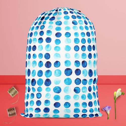 Image of ArtzFolio Watercolor Shapes | Reusable Sack Bag | Bag for Gym, Storage, Vegetable & Travel