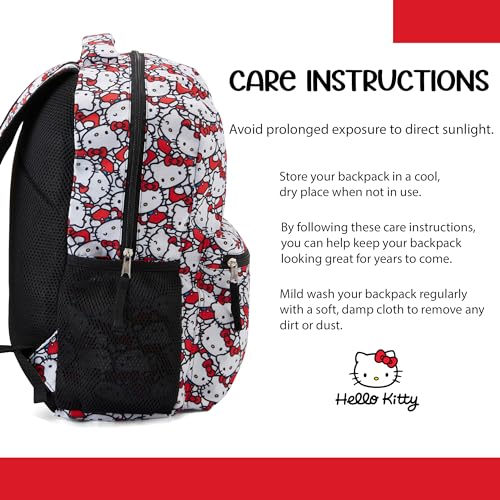 Fast Forward Mochila escolar Hello Kitty Allover - Hello Kitty, My Melody, Kuromi, Keroppi - Mochila