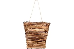 Stylish Floral Basket for a Welcoming Front Door