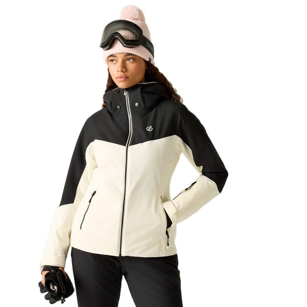 Dare 2b Women's Flurry III Waterproof Ski Jacket, Breathable Windproof Coat