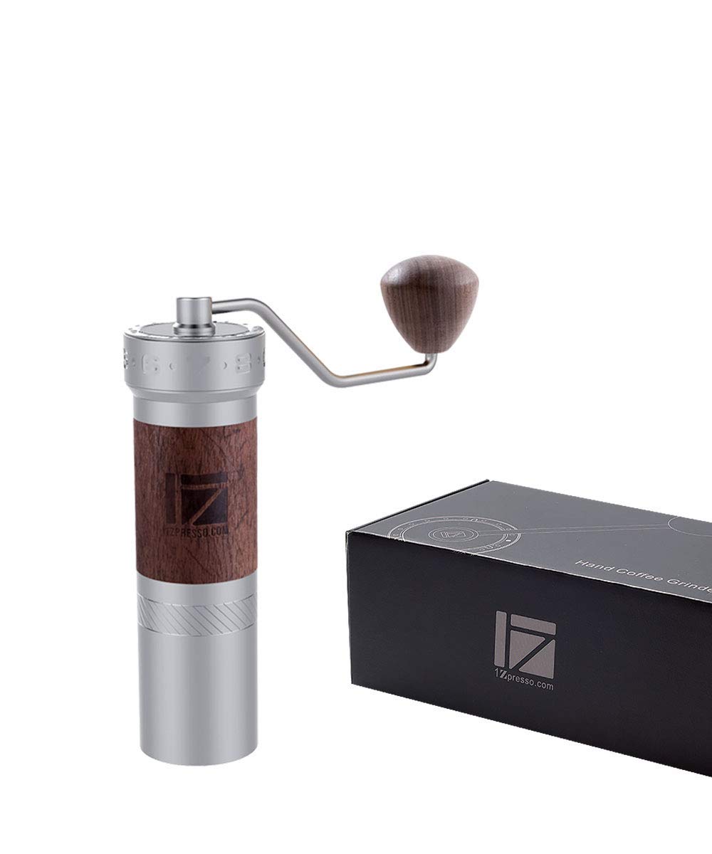 1Zpresso K-PRO Manual Coffee Grinder with Intuitive Numerical External Adjustable Setting, Assembly Consistent Grind Stainless Steel Conical Burr, Capacity 35g
