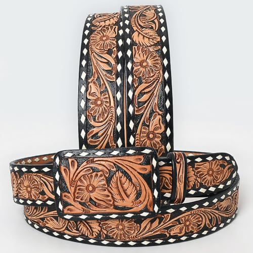 American Darling Belt Beautifully Hand Tooled Leather Unisex | Western Handcrafted4