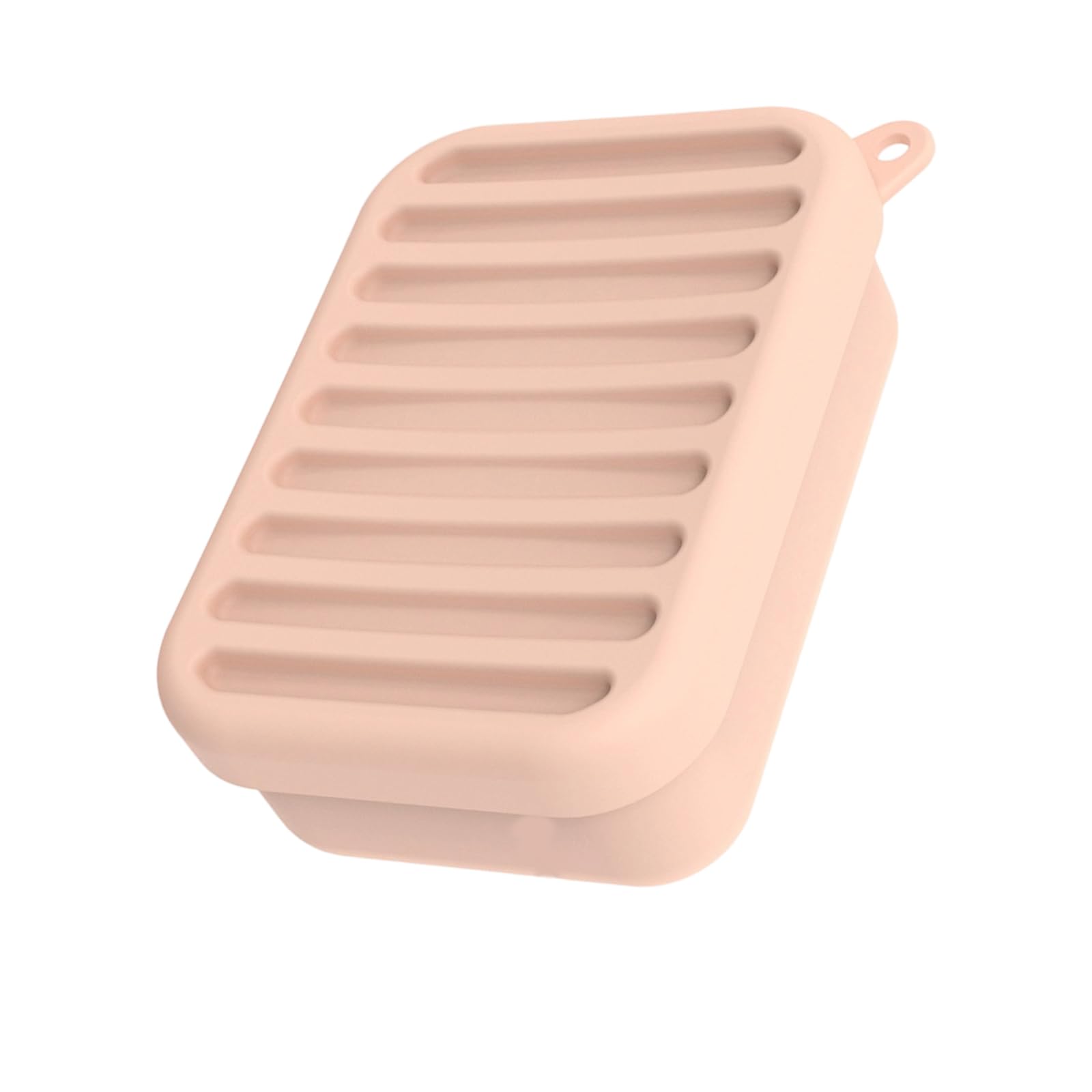 Tsophreniq Leak-Proof Silicone Soap Holder with Drainage Layer & Anti-Slip Base for Bathroom Sink Countertop Travel Silicone Travel Soap with Drainage Layer