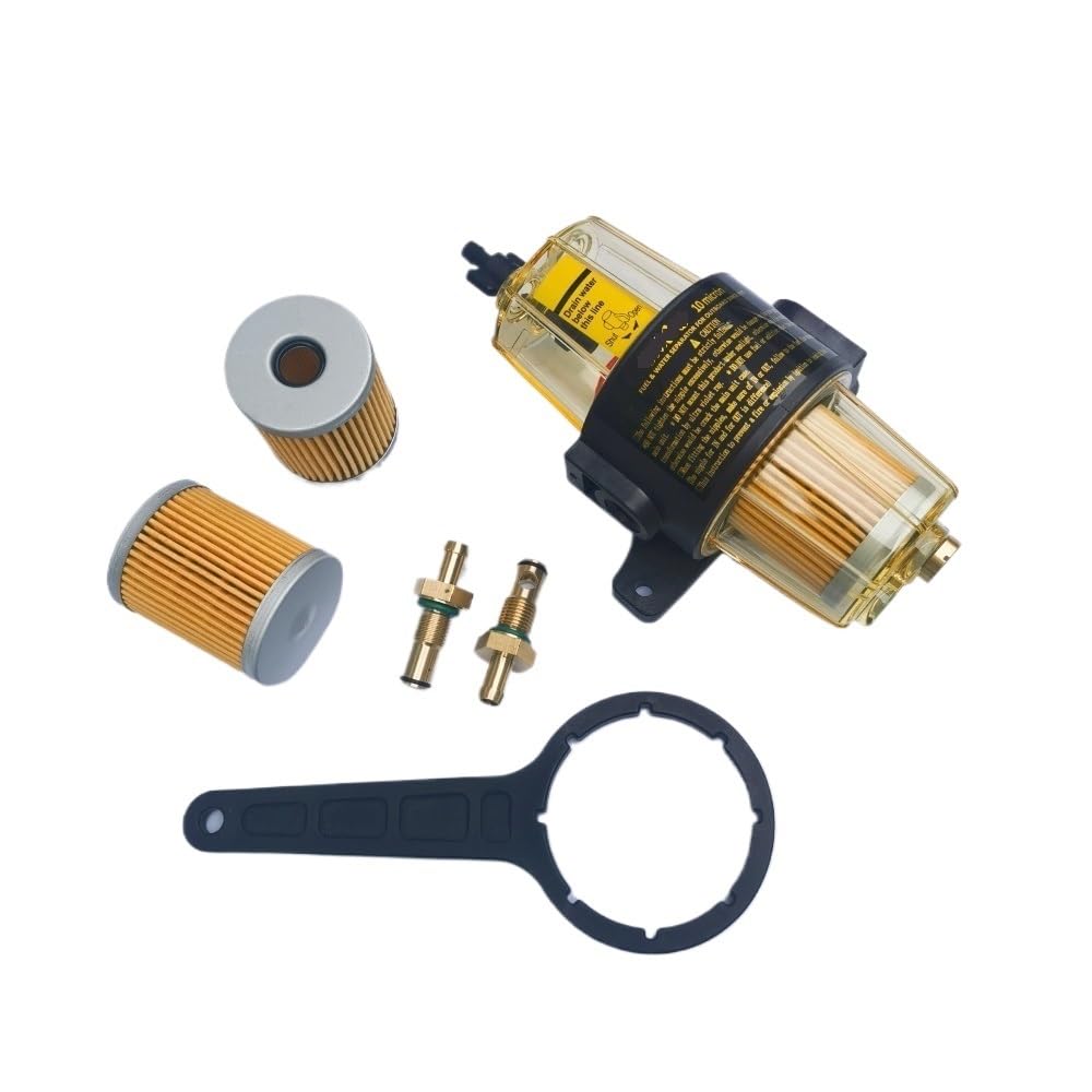 Filtro De Diésel para Coche Uf-10K Elemento De Filtro De Combustible Separador De Agua Conjunto Uf10K Compatible con Honda Fit para Filtro De Combustible Yamaha