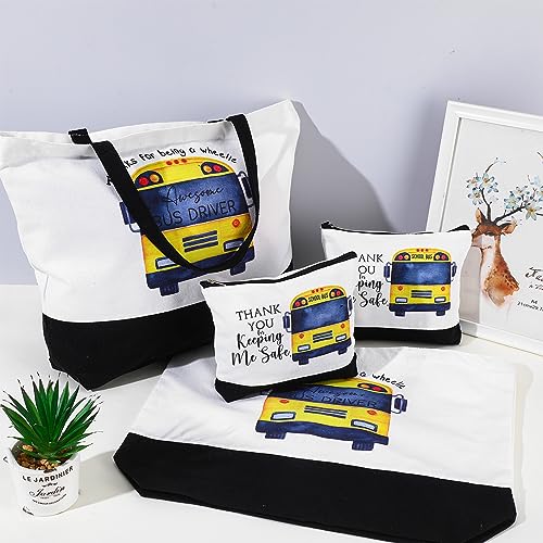Set 4 Bolsas de Lona para Conductores de Autobús Escolar miniatura 3