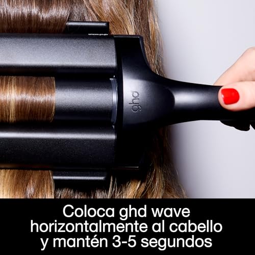 ghd Triple Wave - Tenacilla Profesional con Tres Cilindros Ergonómicos de 32mm, Ondas Surferas y Duraderas - Para Todo Tipo de Cabello - (Enchufe Europeo) - imagen 4
