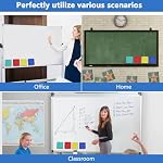 32 Pack 4 Color Dry Erase Erasers, Whiteboard Erasers for Classroom and Office, Chalkboard Wiper Bulk Set for Teachers, Students, Home Use, Square Board Eraser for Whiteboard, Chalk Board