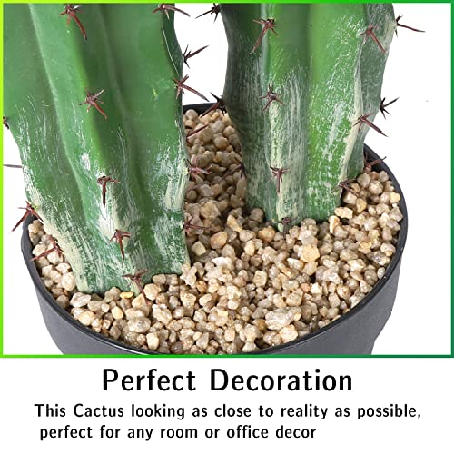 Artificial Cactus Fake Big Cactus 36 Inch Faux Cacti Plants for Home Garden Office Store Decoration by AntHousePlant - Image 4
