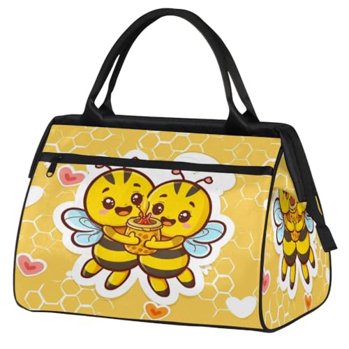 Bolsa de viaje de abeja de 24L ideal para escapadas de fin de semana y sesiones de yoga