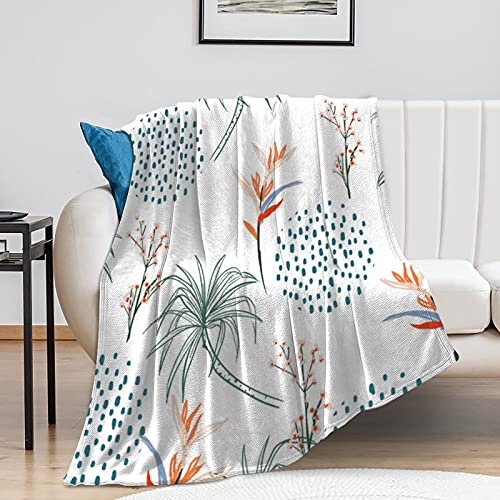 Halo Flower Polka Dot Throw Blanket Plush Blanket For Kids Toddlers To Teens - Fun Gift Idea For Girls - Throw,70"×80" #TOP1
