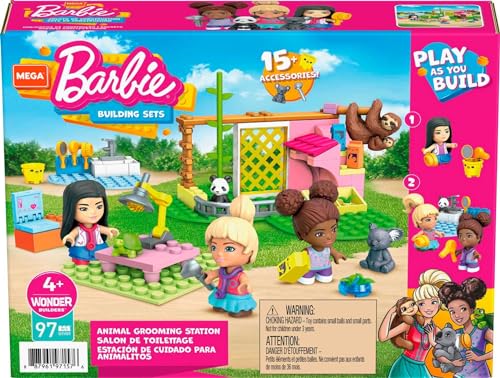 Barbie Mega Construx Barbie Animal Grooming Station
