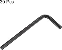 Vista 3 de HARFINGTON 30pcs Llave hexagonal 0.157 in métrica CR-V L en forma de cabeza hexagonal herramienta de reparación