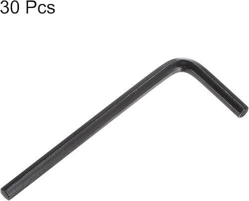 Miniatura 3 de HARFINGTON 30pcs Llave hexagonal 0.157 in métrica CR-V L en forma de cabeza hexagonal herramienta de reparación