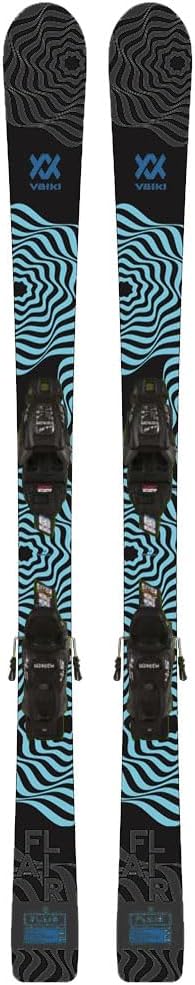 2024 Volkl Flair JR Black Skis w/vMotion 4.5 GW Bindings