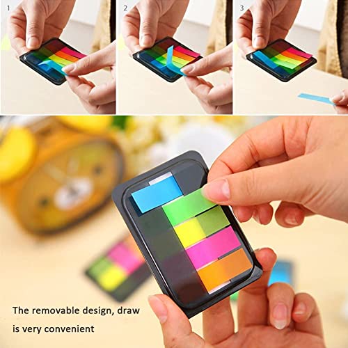 300PCS Sticky Index Tabs, Transparent Sticky Page Markers Notes, Book Markers, Sticky Note Tabs, Page Tabs, Label Stickers, Small Pop Up Post Tabs Flags Stickers - Thumbnail 5