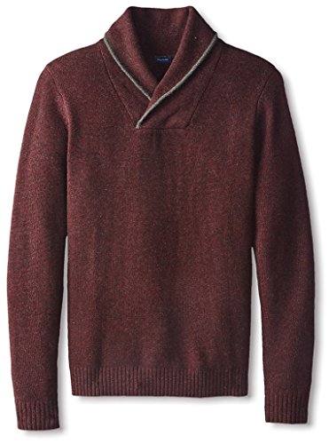 Thirty Five Kent Men's Cashmere Marled Shawl-Collar Sweater