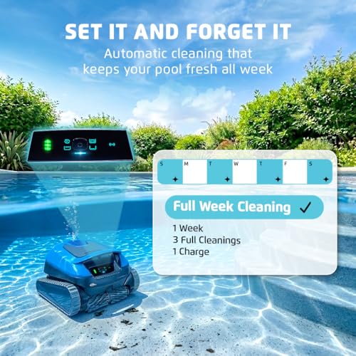 Image of Dolphin Nautilus EON 100 Cordless Robotic Pool Cleaner Ideal for Pools up to 50 FT - Wi-Fi Connected, Wall & Waterline Scrubbing, Top-Load Filter, Smart Navigation