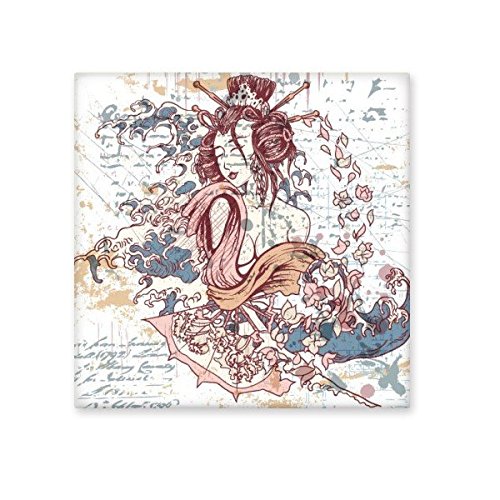 Carreau céramique Geisha déco style japonais pour douche
