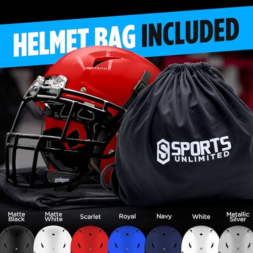 Image of Schutt Vengeance A11 Youth Football Helmet with unattached Facemask and Sports Unlimited Helmet Bag