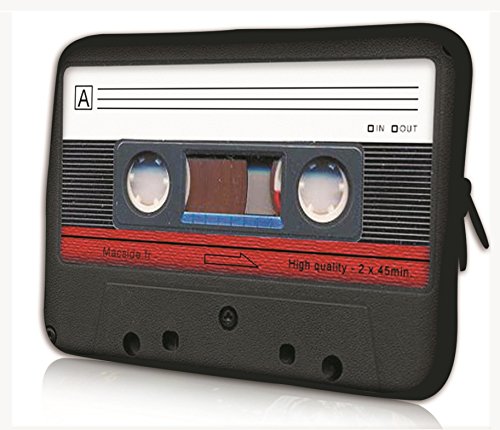 Funky Planet 15'-15,6' Pulgadas Maletín para Computadora Portátil de Funda Protectora Bolsa de Neopreno Resistente al Agua Portátil de...