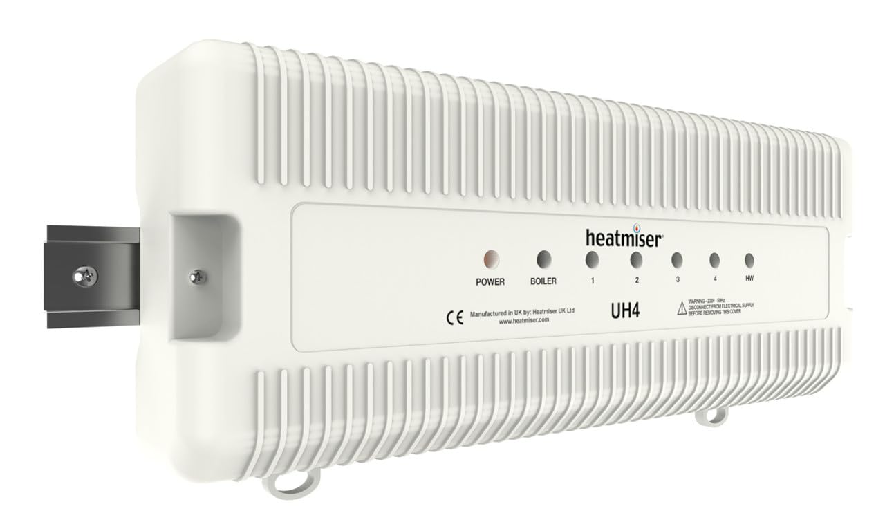 Heatmiser UH4-4 Zone 230v Underfloor Heating Wiring Centre