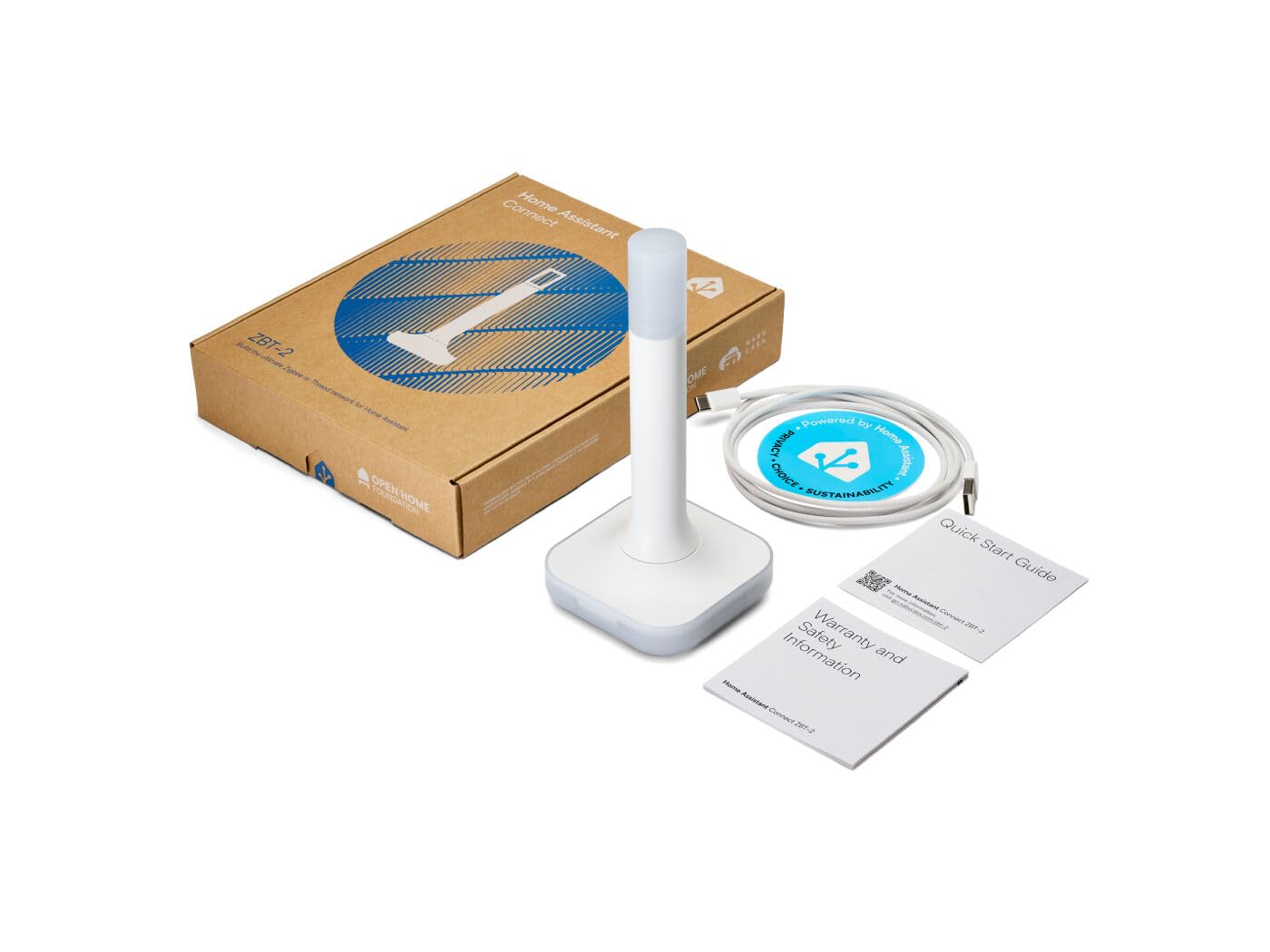 LINEOPS - Antenne USB Zigbee 3.0 / Thread/Matter Long Range NABU CASA Home Assistant Connect ZBT-2