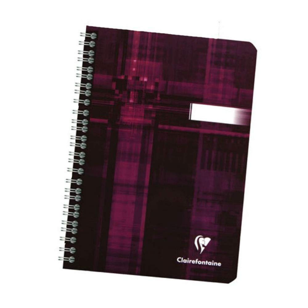 Clairefontaine Classic Wirebound Notebooks 5 4/5 in. x 8 1/4 in. ruled 90 sheets,colors may vary