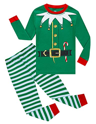 Image of KikizYe Little Big Boys Long Sleeve Pajama Sets 100% Cotton Pjs